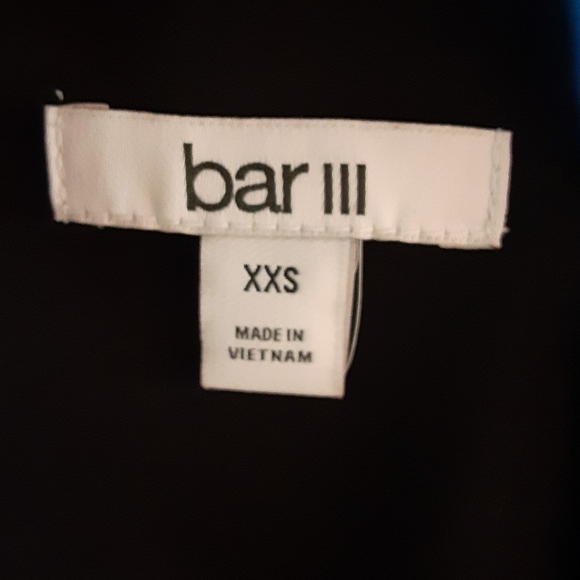 Bar lll black blazer Size XXS 100% Polyester $30 - Picture 7 of 8